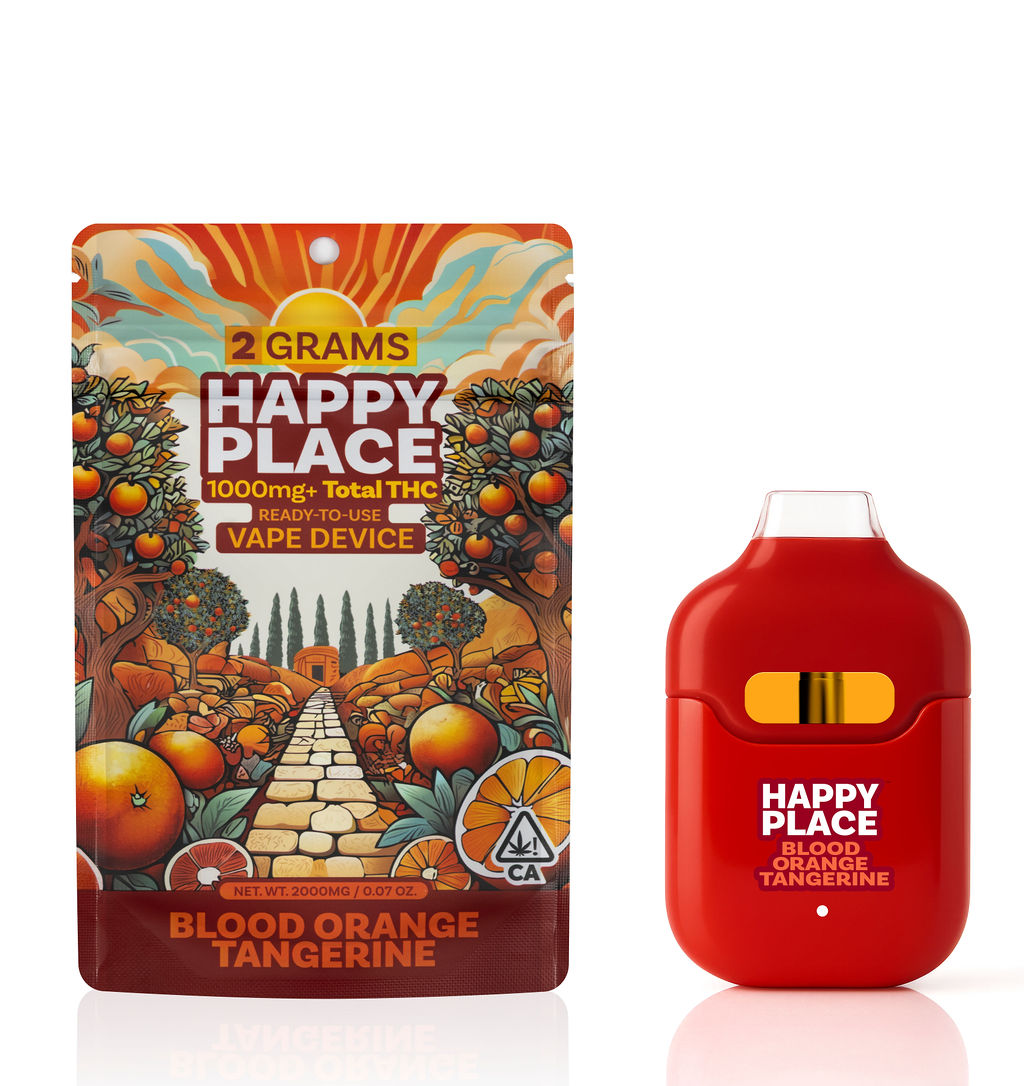 Photograph of product: Happy Place Diamond Sauce All-In-One 2g - Blood Orange Tangerine (S)