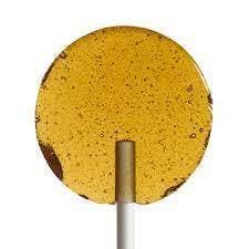 Photograph of product: MEDICAL CARD REQUIRED** Sugar Free Butterscotch Sucker 3:1 / TH-oui:CBD