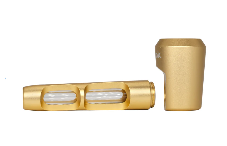 Photograph of product: Ongrok Aluminum Spoon Pipe - Gold