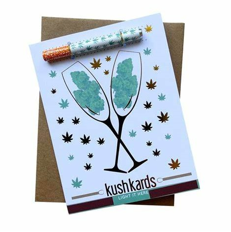 Photograph of product: Kush Kards - Cheers Congrats