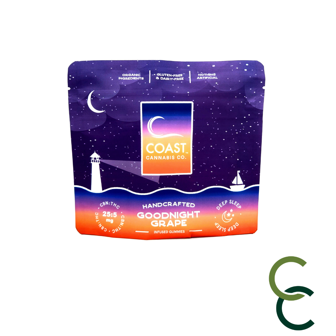 Photograph of product: Goodnight Grape Gummies - 25:5 (CBN:TH-oui)