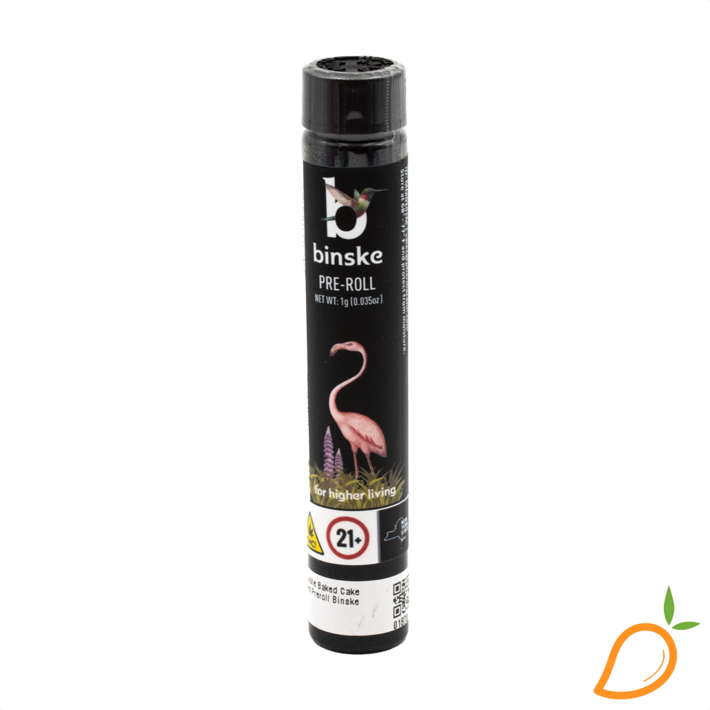 Photograph of product: 1g Double Baked Cake Preroll Binske