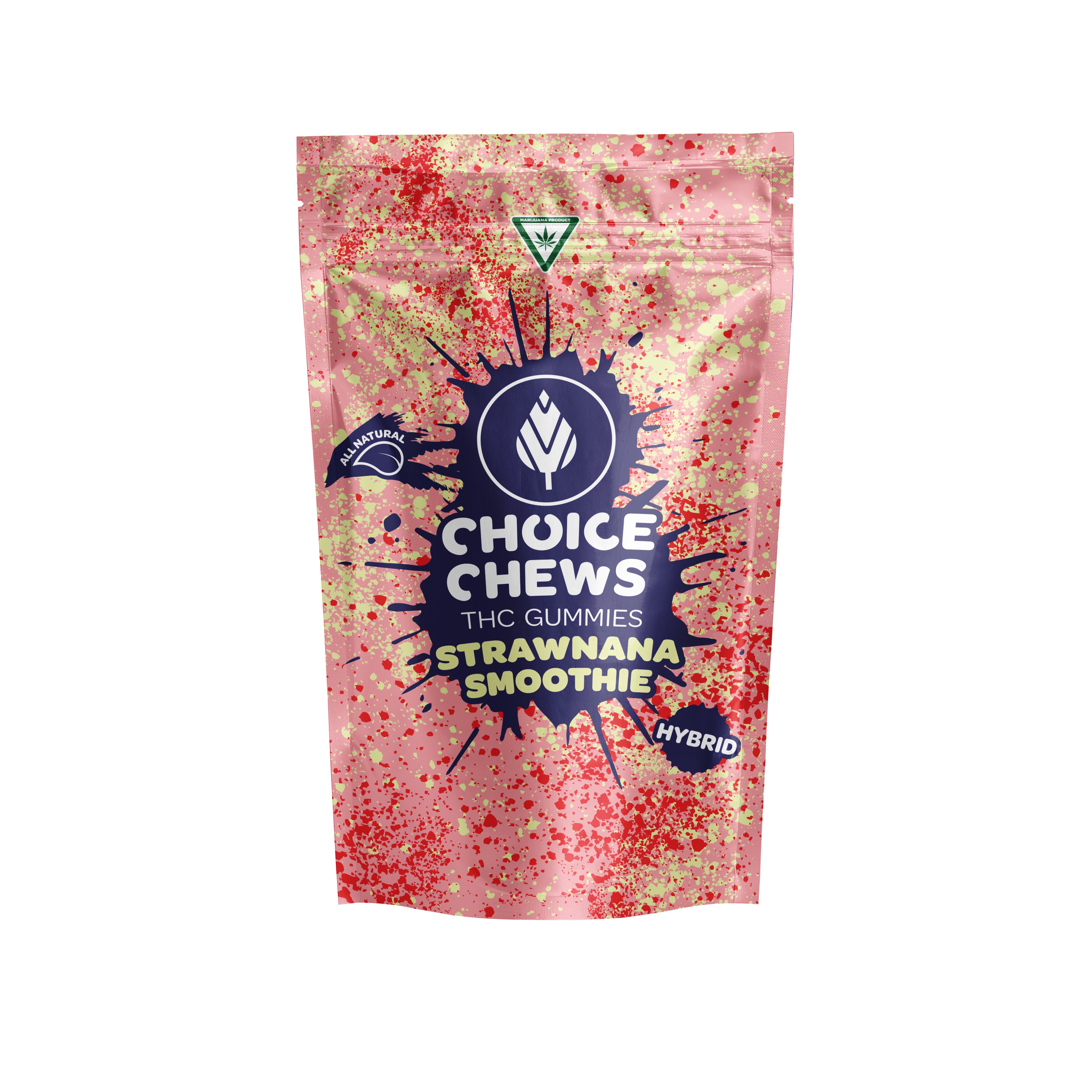 Photograph of product: Strawnana Smoothie Gummies 100mg