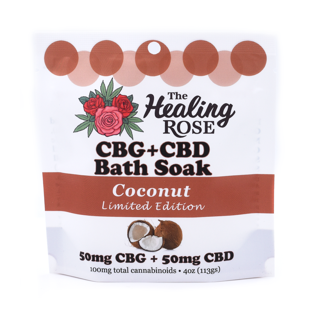 Photograph of product: Bath Soaks (100mg) CBG+CBD - Coconut