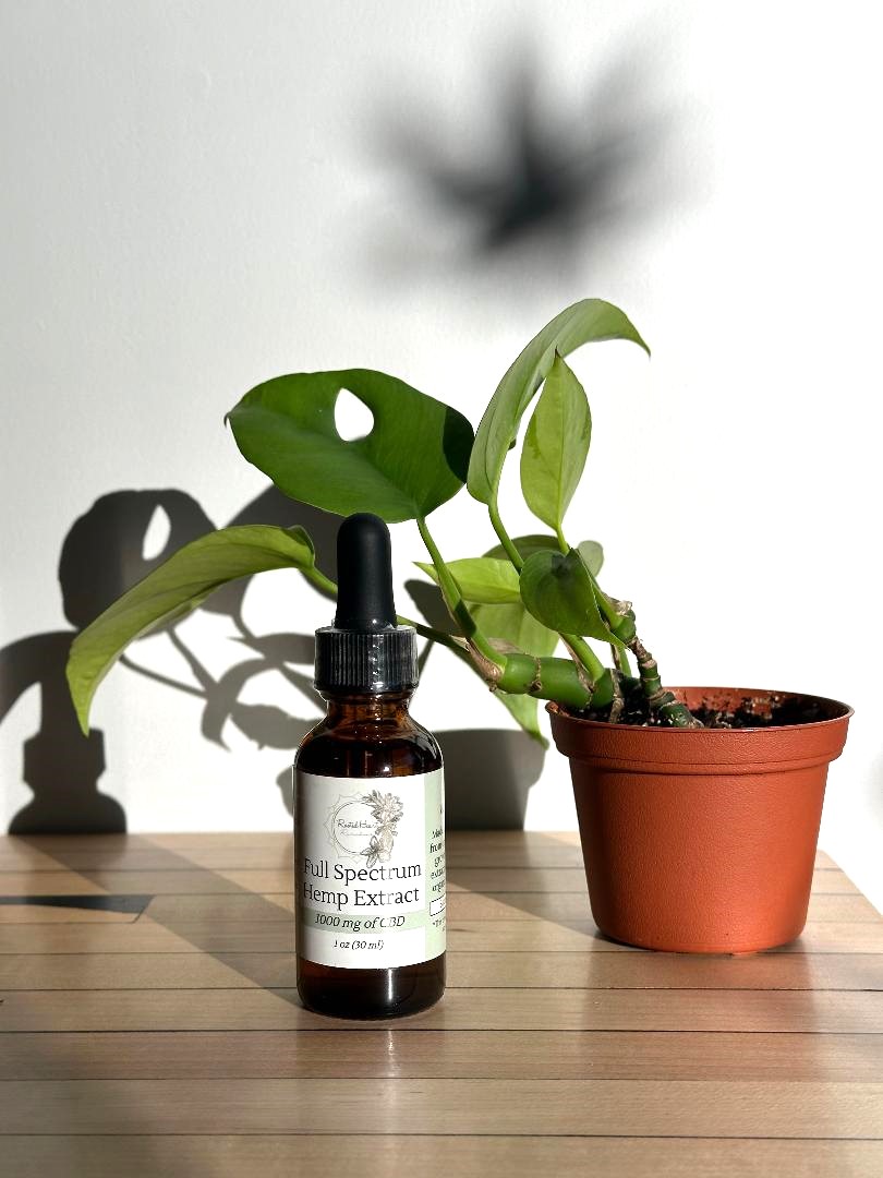 Photograph of product: Rooted Heart // 2000mg CBD Tincture