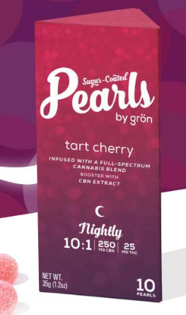 Photograph of product: 10:1 Tart Cherry CBN/TH-oui ( I ) 2pk | 20mg
