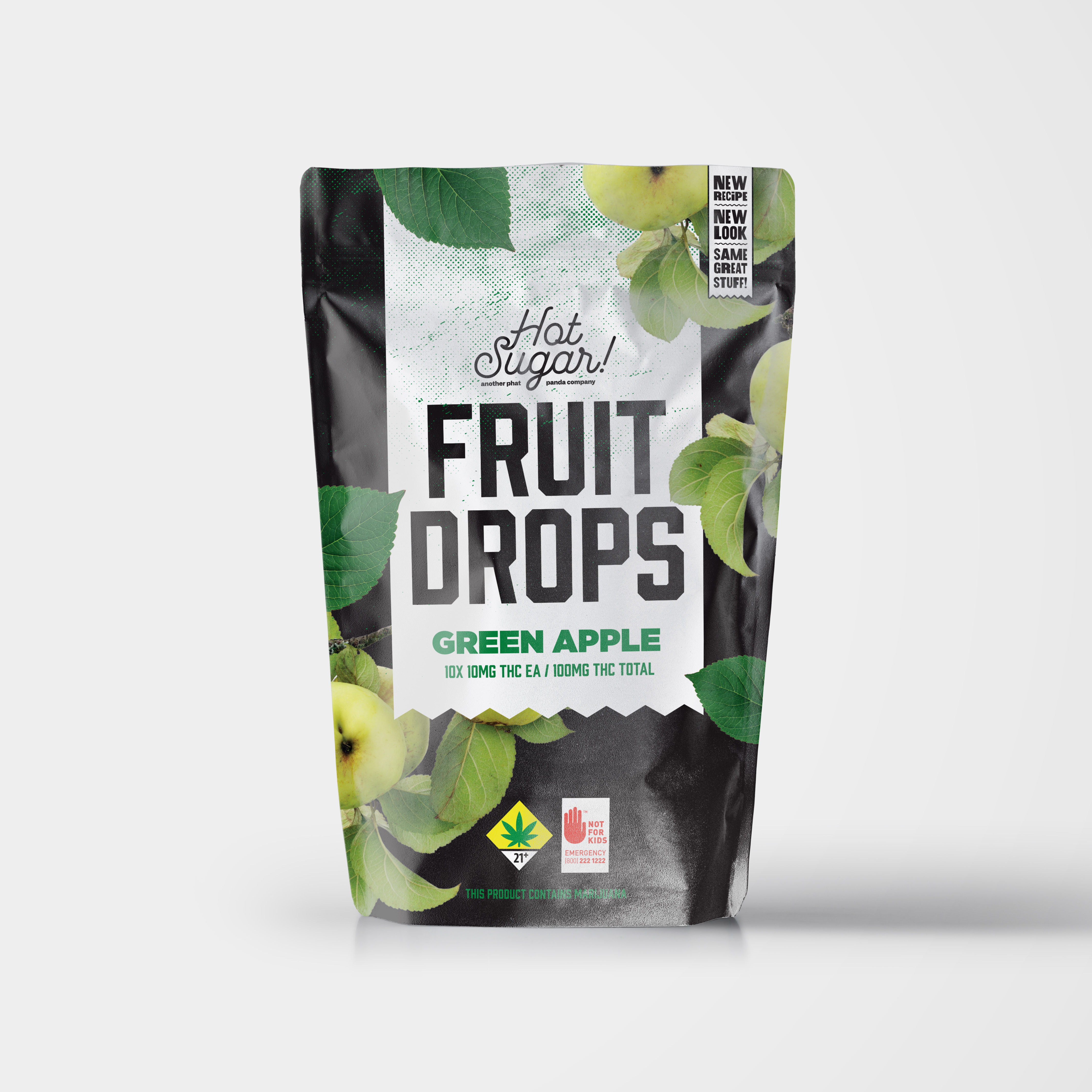 Photograph of product: CBD 1:1 Green Apple Fruit Drops 1:1 CBD | 10pk | (100mg CBD/100mg TH-oui)