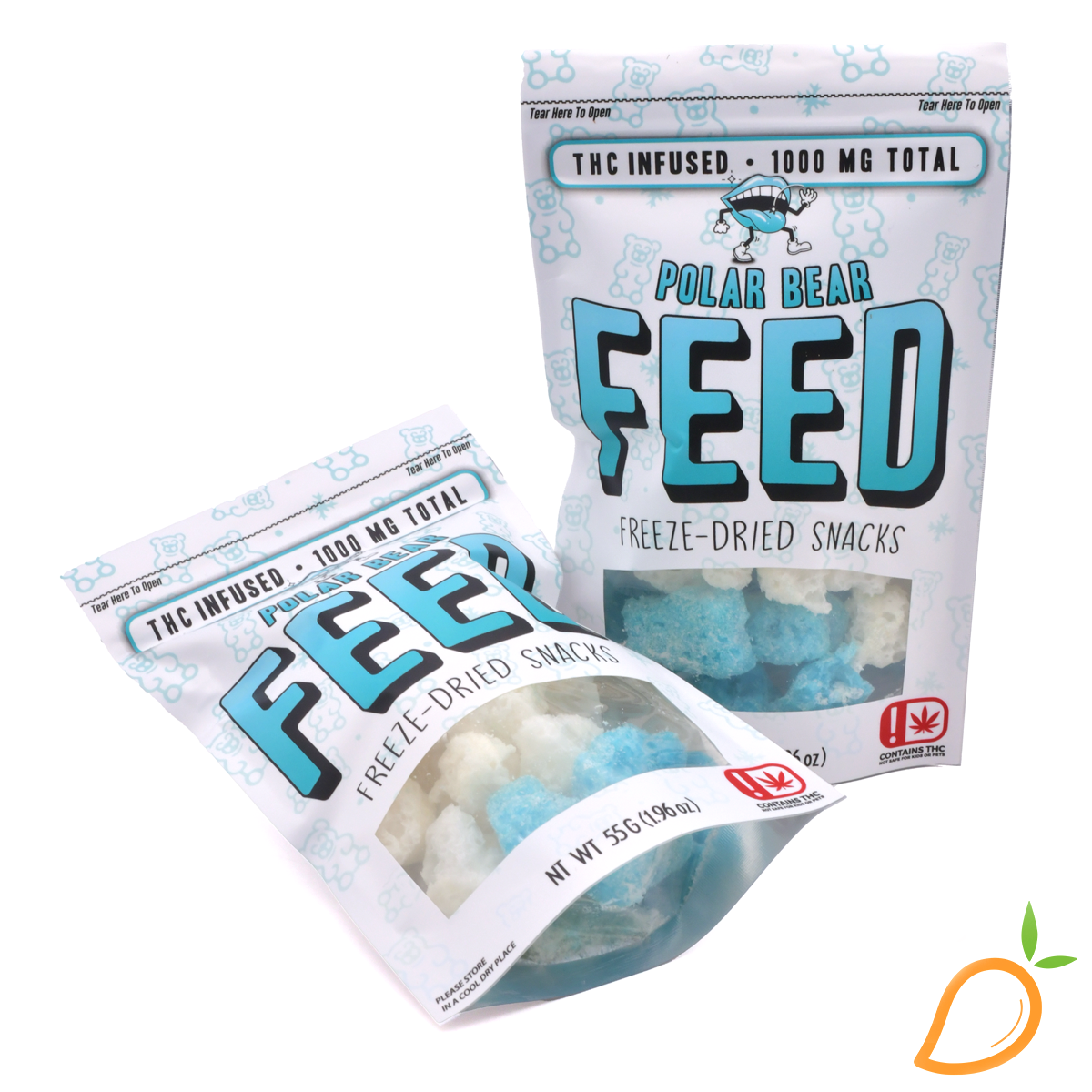 Photograph of Product: 1000mg Freeze Dried Polar Bear FEED Edibles