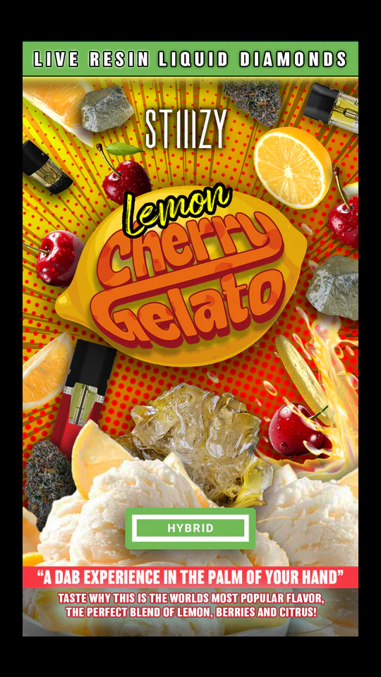Photograph of product: LR Diamond Pod | Lemon Cherry Gelato | .85g