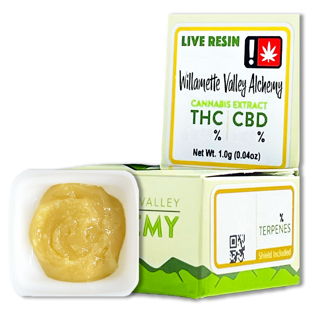 Photograph of product: Live Resin Dabs - Oui'd - 1g - Garlic Storm