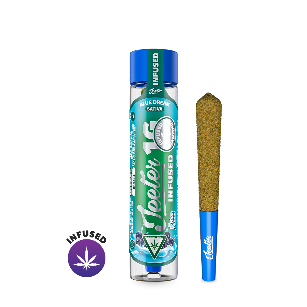 Photograph of product: Blue Dream Jeeter Infused Pre-Roll | 1g