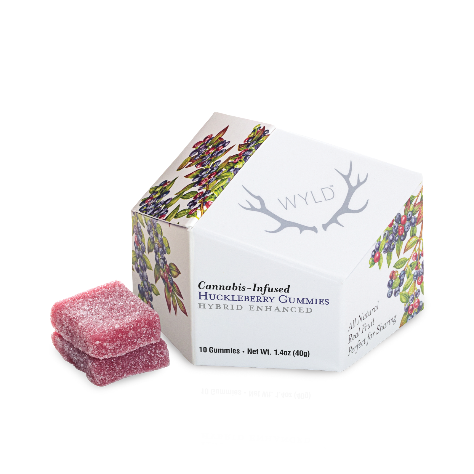 Photograph of product: Wyld - Huckleberry Hybrid Enhanced - Gummies | 100mg