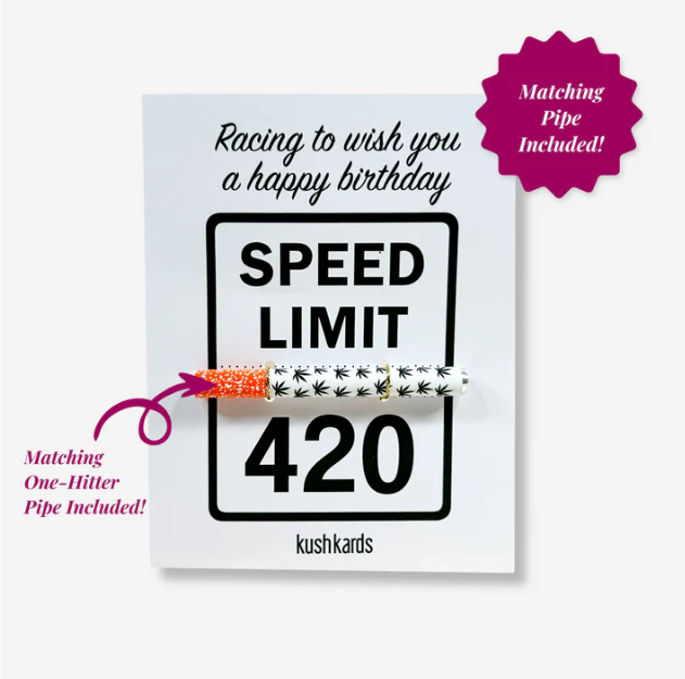 Photograph of product: 420 Birthday Greeting Card