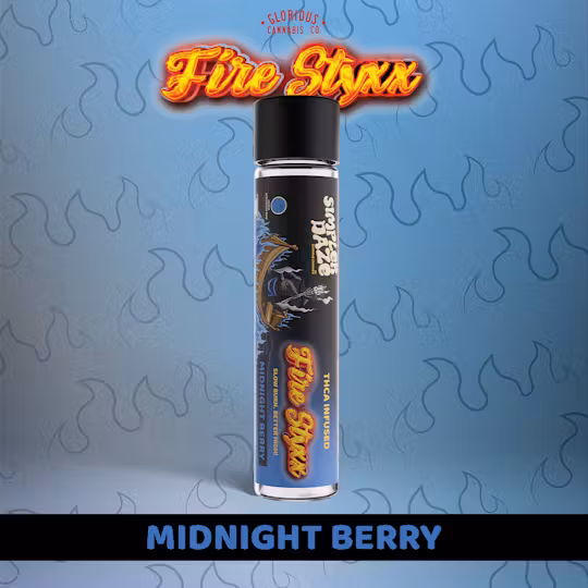Photograph of product: Fire Styxx - Infused Pre-roll 1g - Midnight Berry