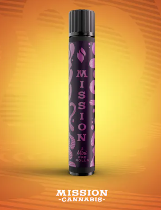 Photograph of product: 4Front Mission Banana Puddintain 0.5g Pre-Roll 2pk (1g)