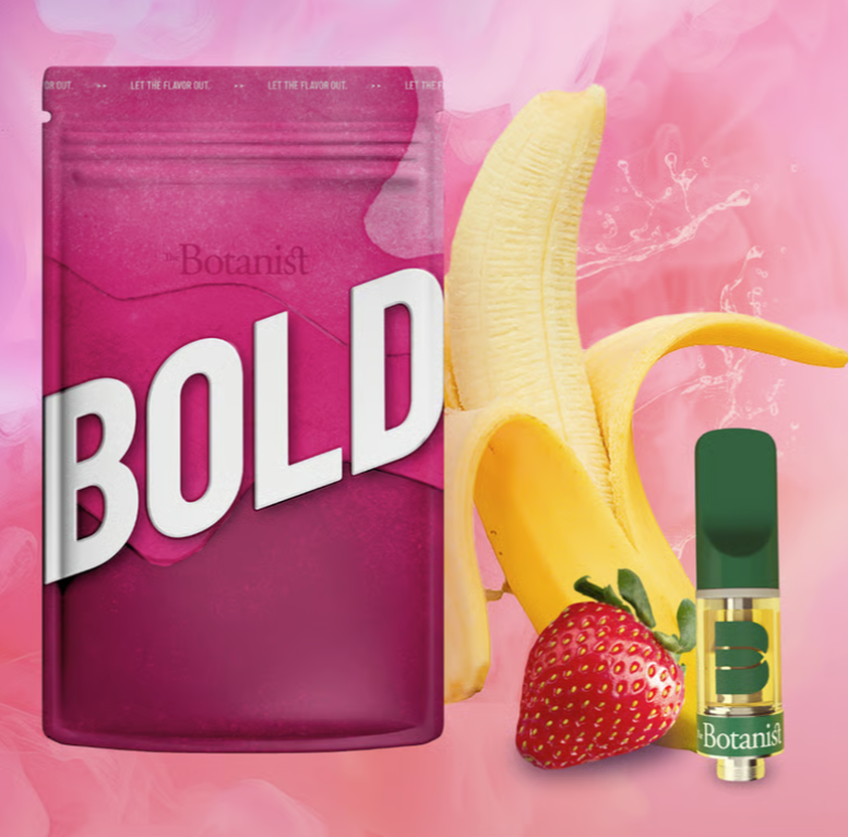 Photograph of product: The Botanist - BOLD Banana Berry Cartridge - 0.5g