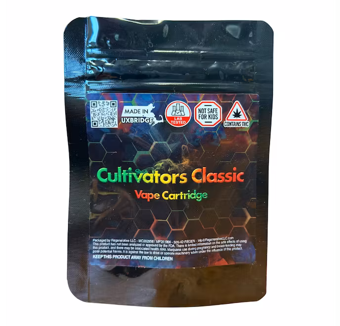 Photograph of product: Cultivators Classic - Slappin Apple - 1g Cart