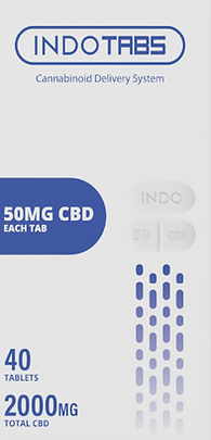 Photograph of product: Indotabs | CBD Infused Tablets 40pk 50mg