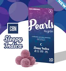 Photograph of product: GRON Pearls Wildberry Pearls 2:1-TH-oui/CBN-Oui'd 100mg