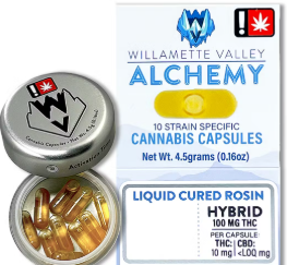 Photograph of product: Cured Rosin Capsules | Terple | 10 x 10mg