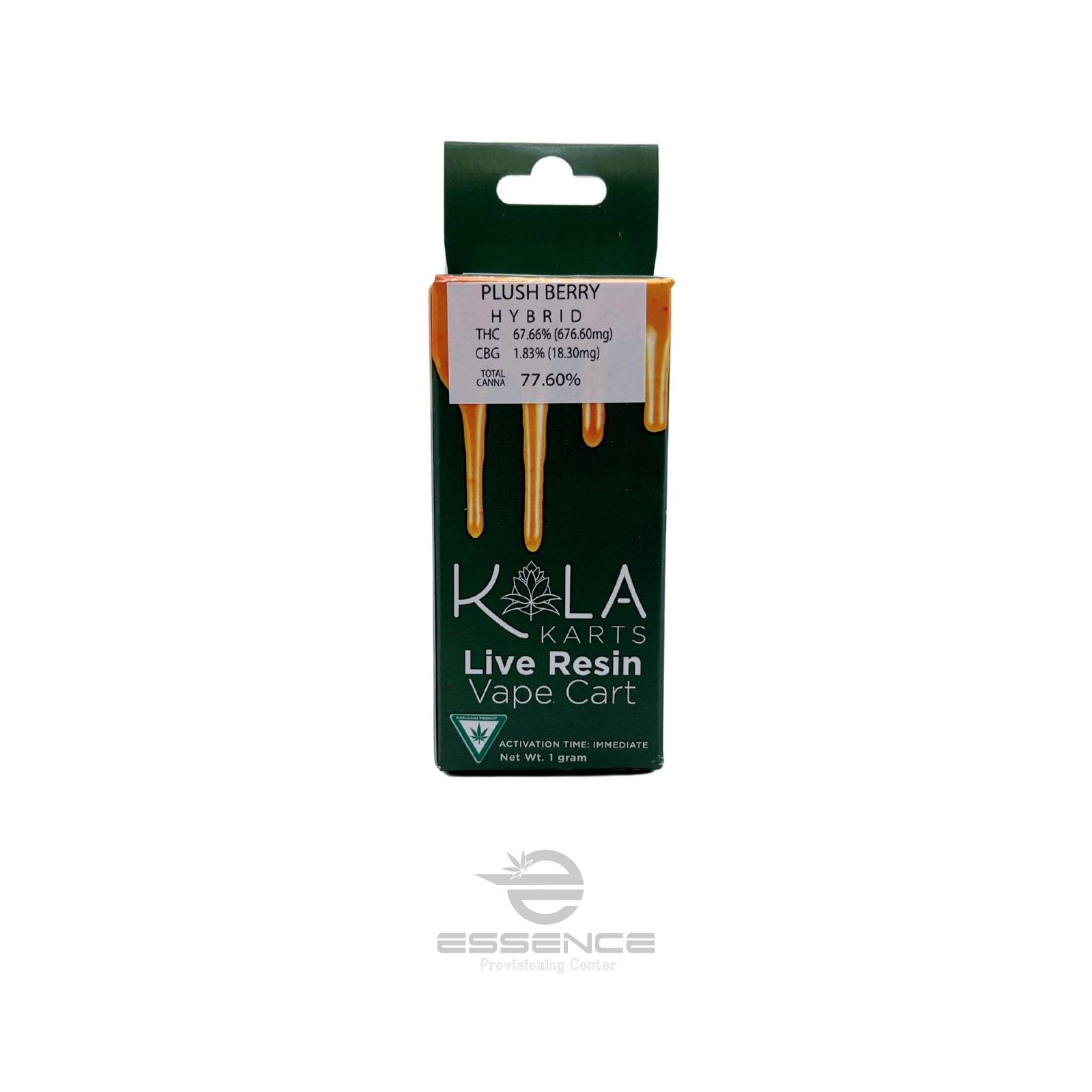 Photograph of Product: Kola - Plush Berry Live Resin Vape Cart - (Hybrid)