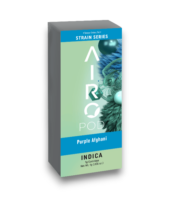 Photograph of product: Purple Afghani Vape Cartridge