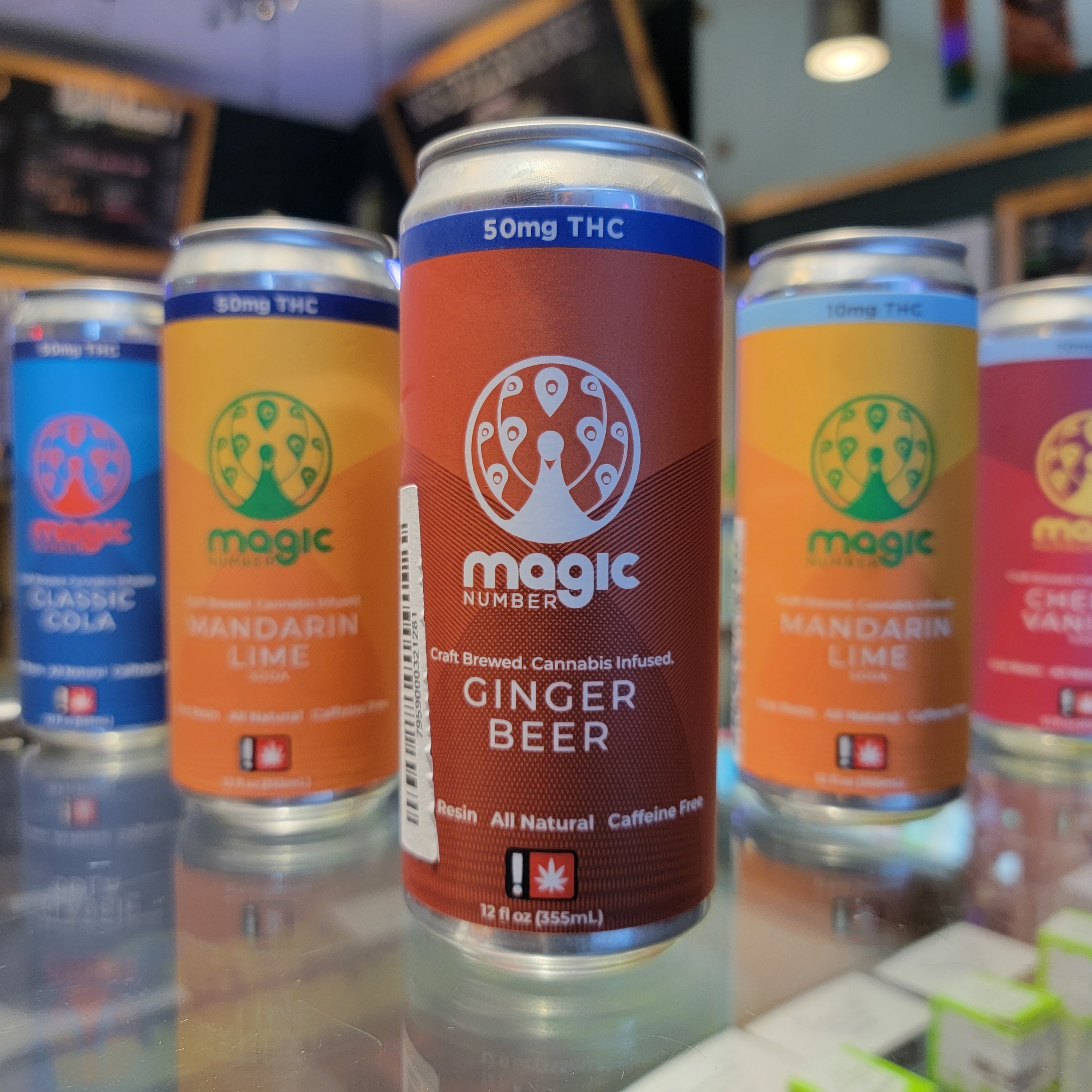 Photograph of product: Magic Number 50mg Ginger Beer