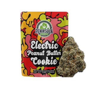 Photograph of product: Peninsula Gardens - Electric Peanut Butter Cookies 3.5g