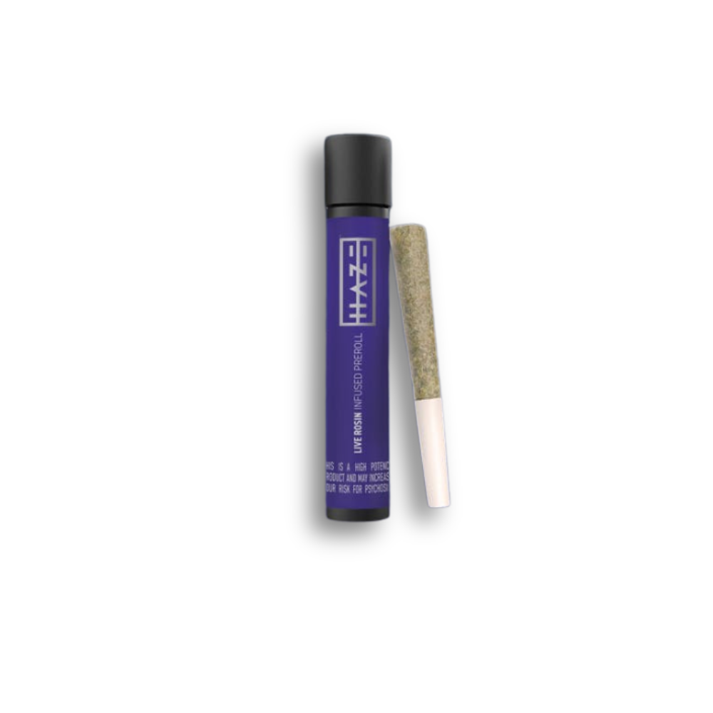 Photograph of product: Live Rosin Infused Preroll 1g - Hazelnut x Temptation F3
