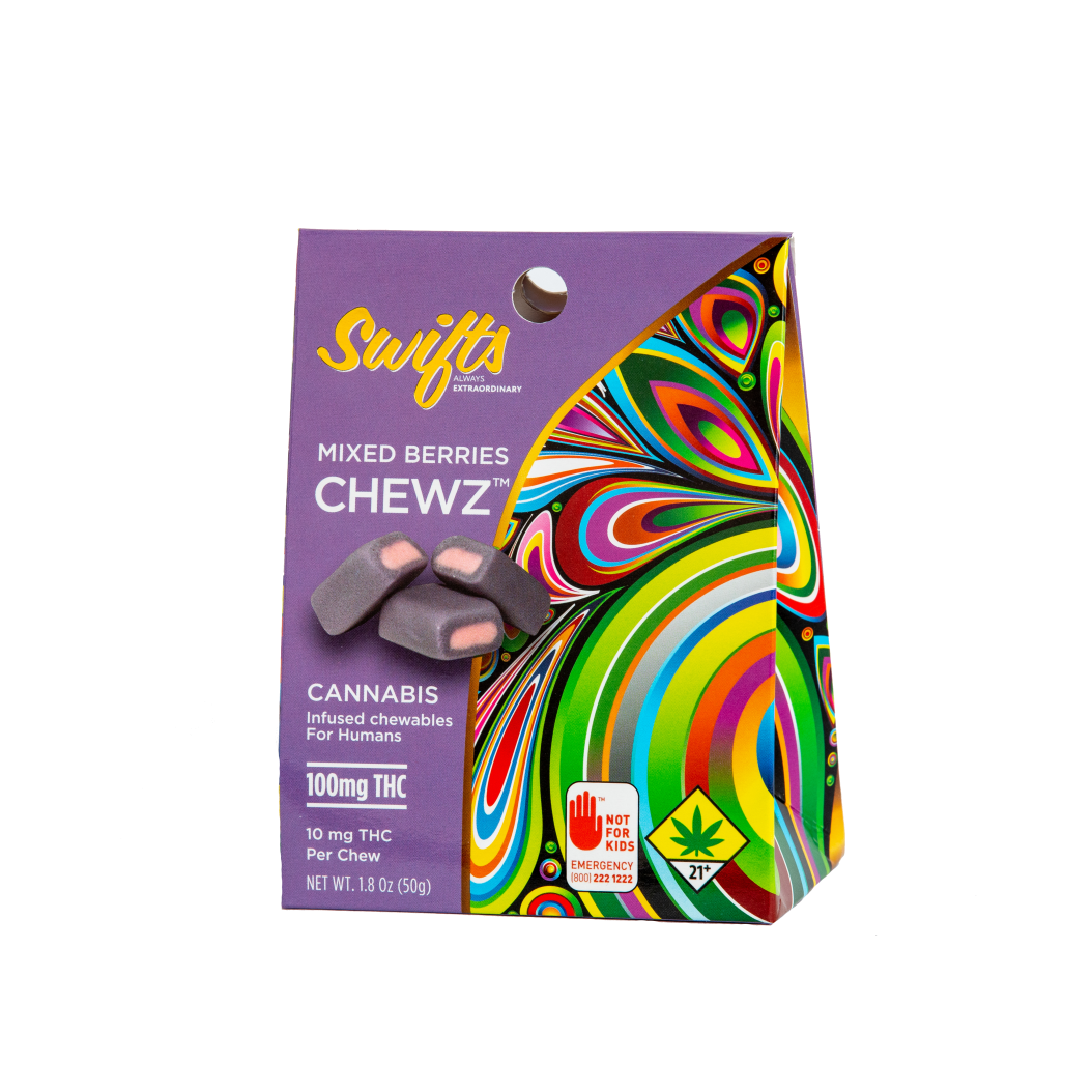 Photograph of product: Mixed Berries Chewz | 100mg