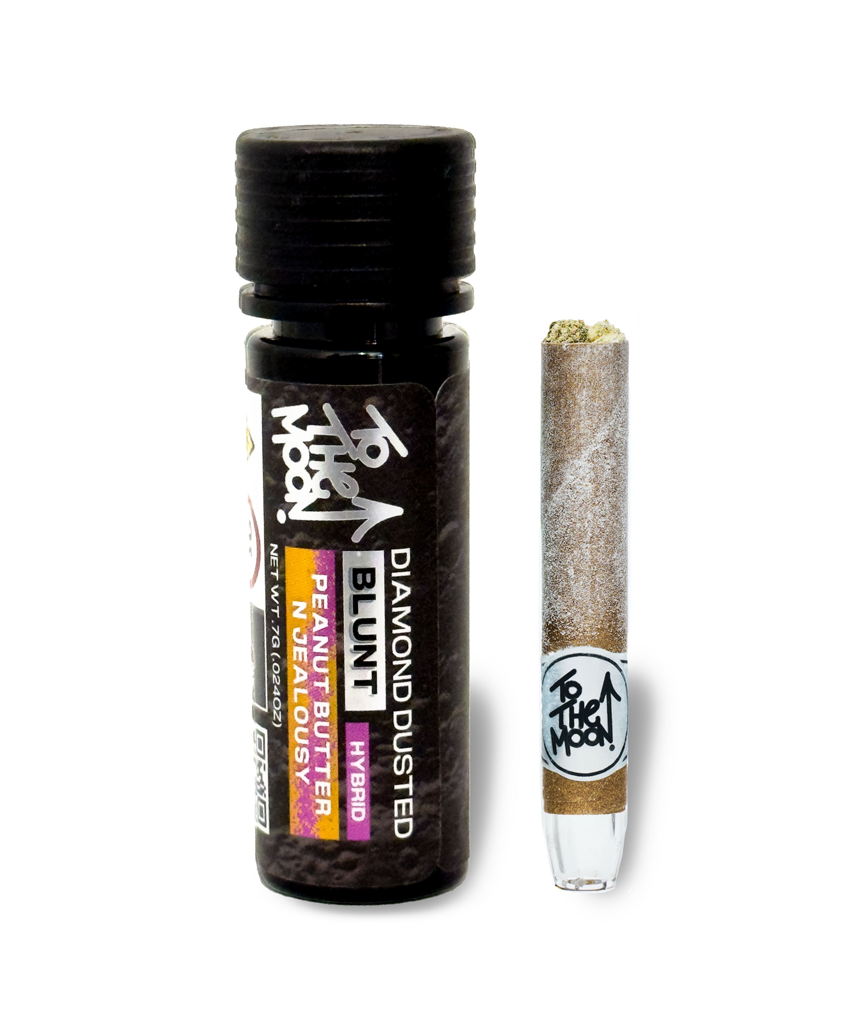 Photograph of product: Peanut Butter N Jealousy - Diamond Dusted Blunt - 0.7g