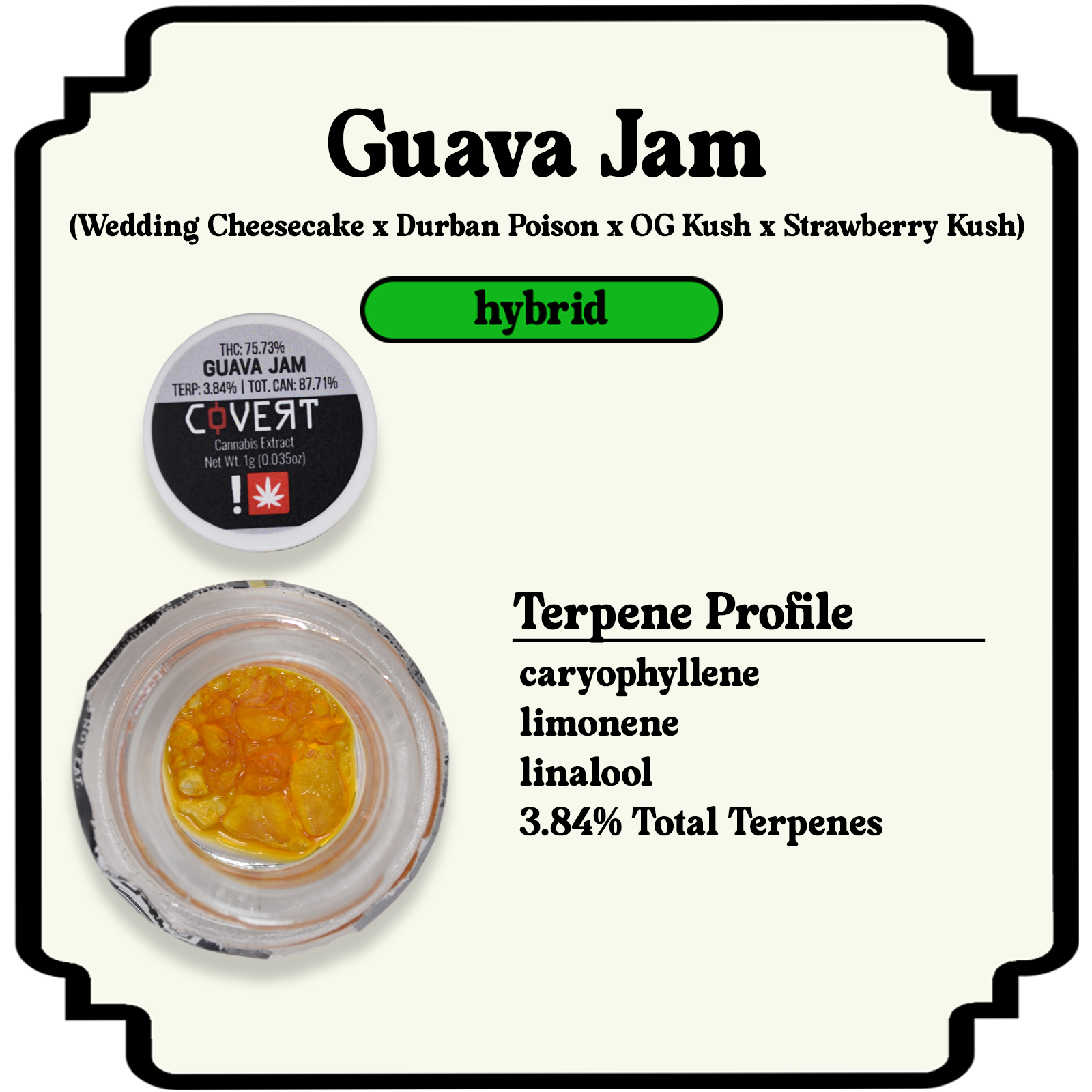 Photograph of product: Guava Jam Rocks n Sauce Extract | 1g