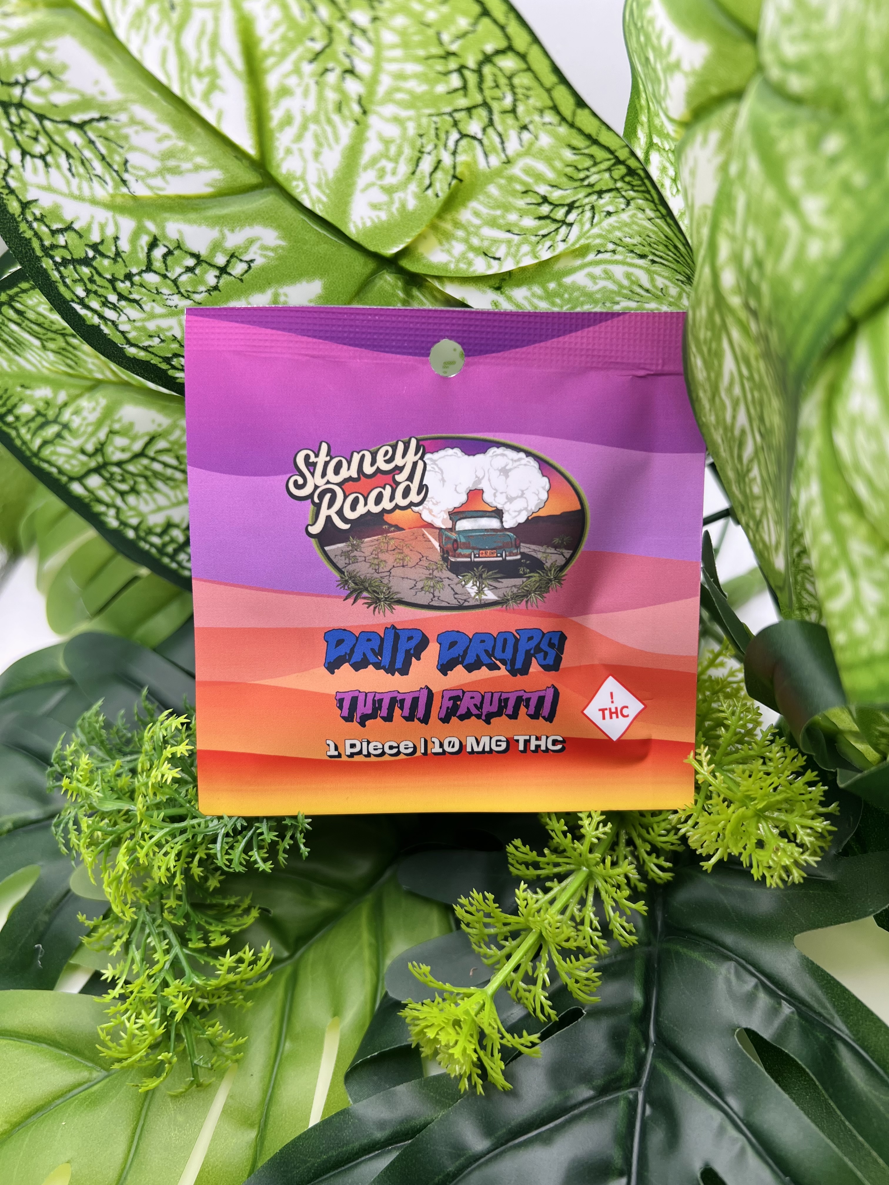 Photograph of product: Stoney Road - Tutti Frutti - 10mg Rosin Hard Candy