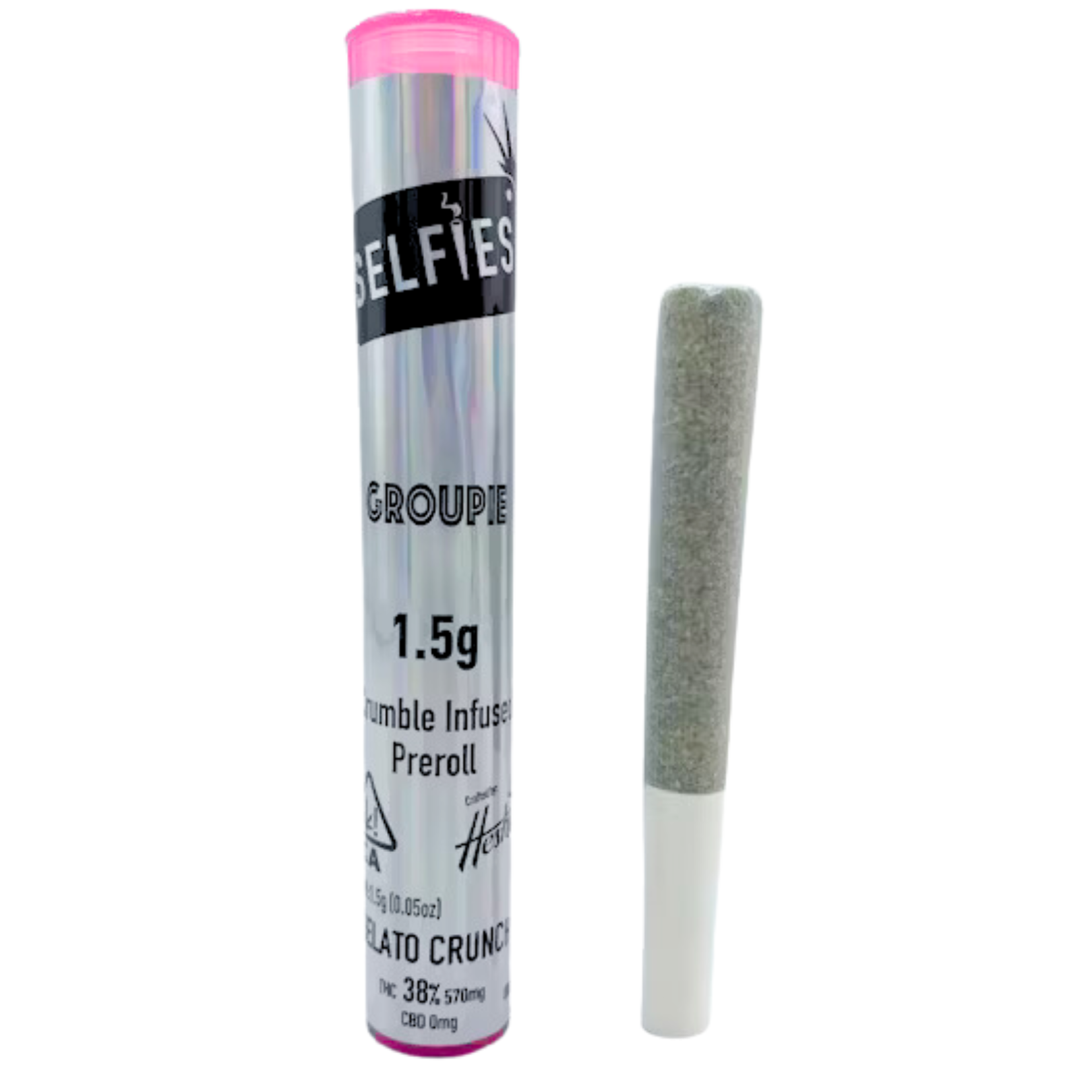 Photograph of product: GELATO CRUNCH CRUMBLE INFUSED PREROLL