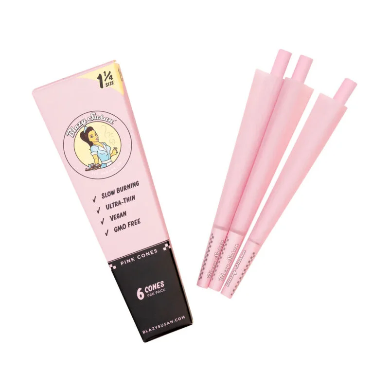 Photograph of product: Blazy Susan - Cones - Pink - 6ct - 1 1/4 Size
