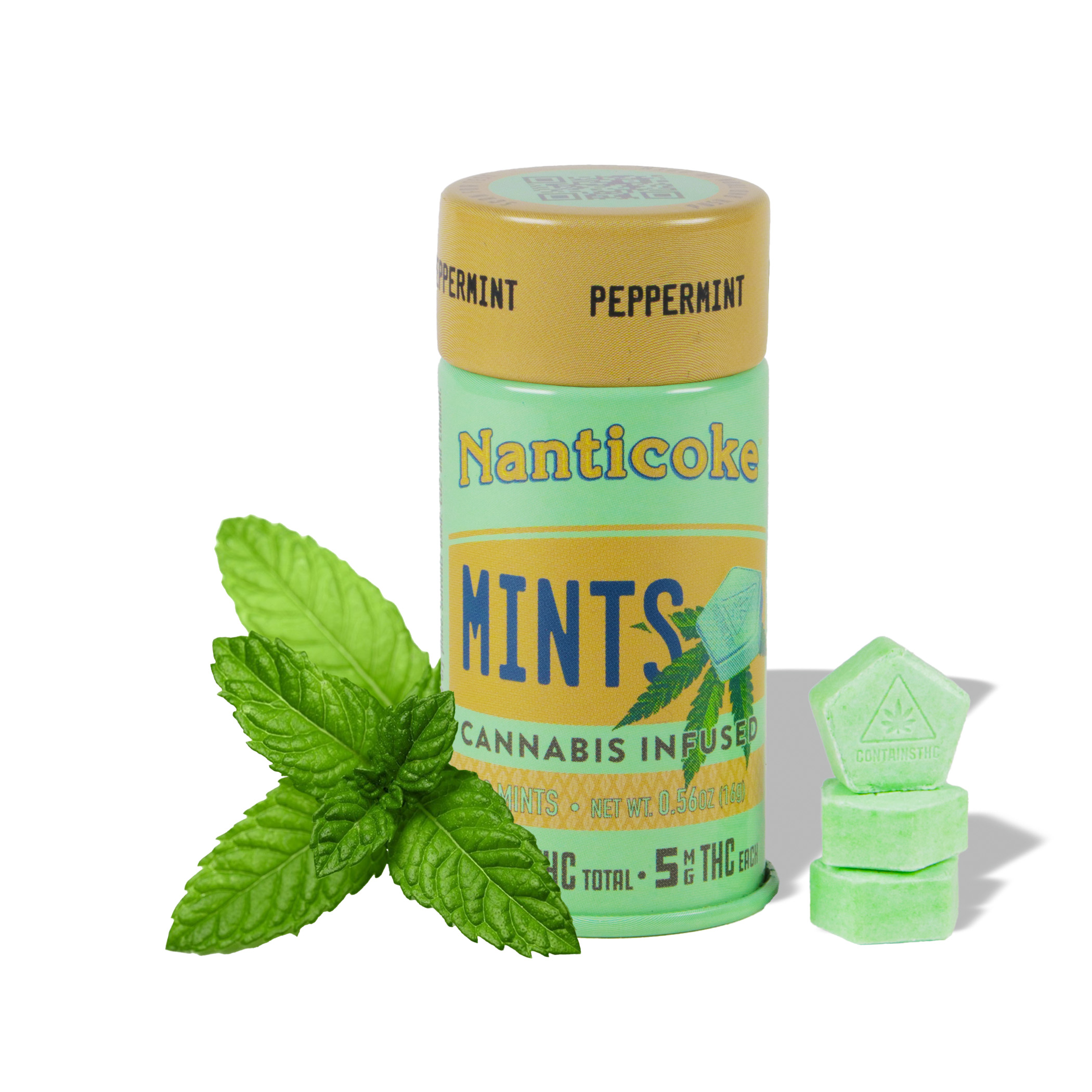 Photograph of product: Nanticoke - Mints Peppermint - 5mg 20pk