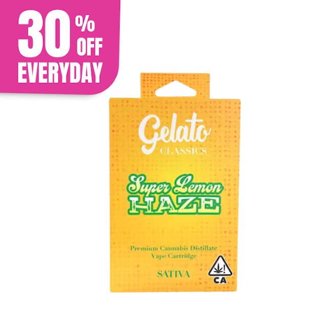 Photograph of product: Gelato Classics | 1g - Super Lemon Haze - Cartridge - Oui'd - 