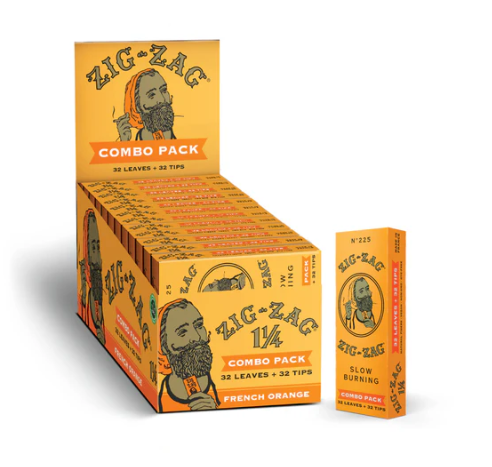 Photograph of product: Zig Zag - 1 1/4 Combo Pack Leaves + Tips