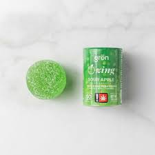 Photograph of product: Grn - Sour Apple Mega Pearl - 100mg