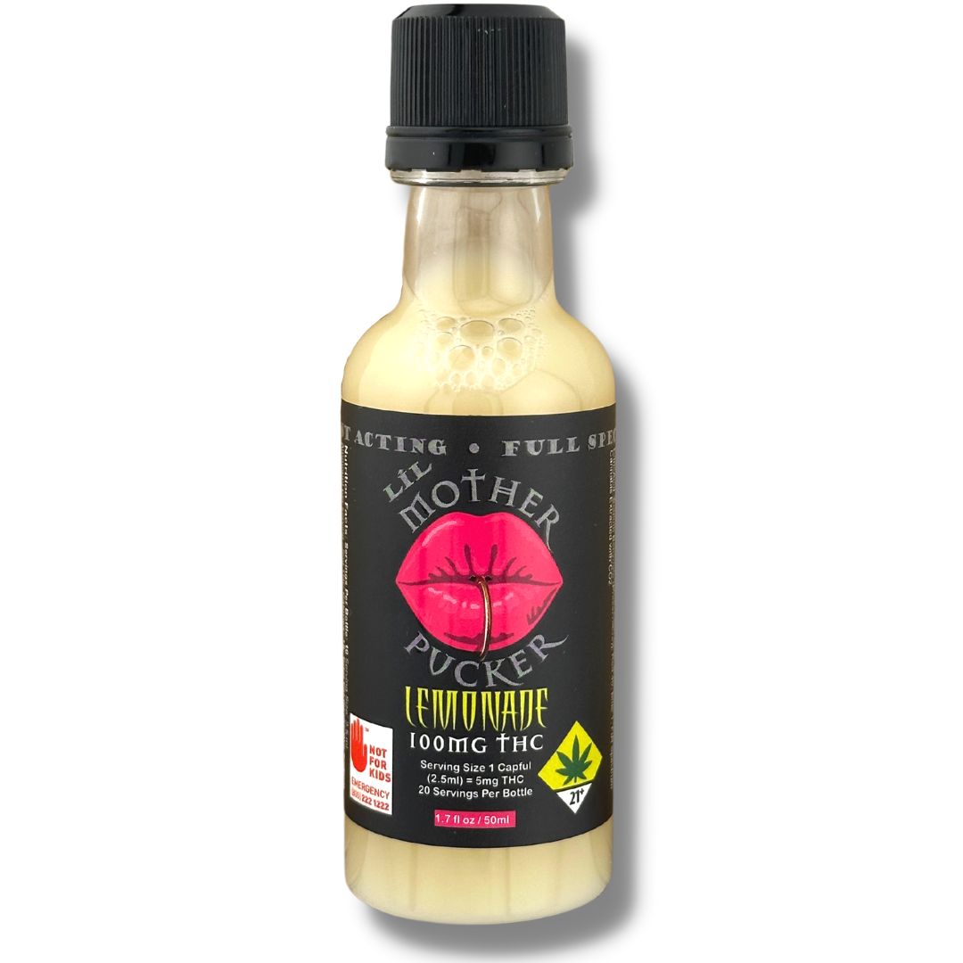 Photograph of product: Lemonade 100mg Infused Shot (Mother Pucker)