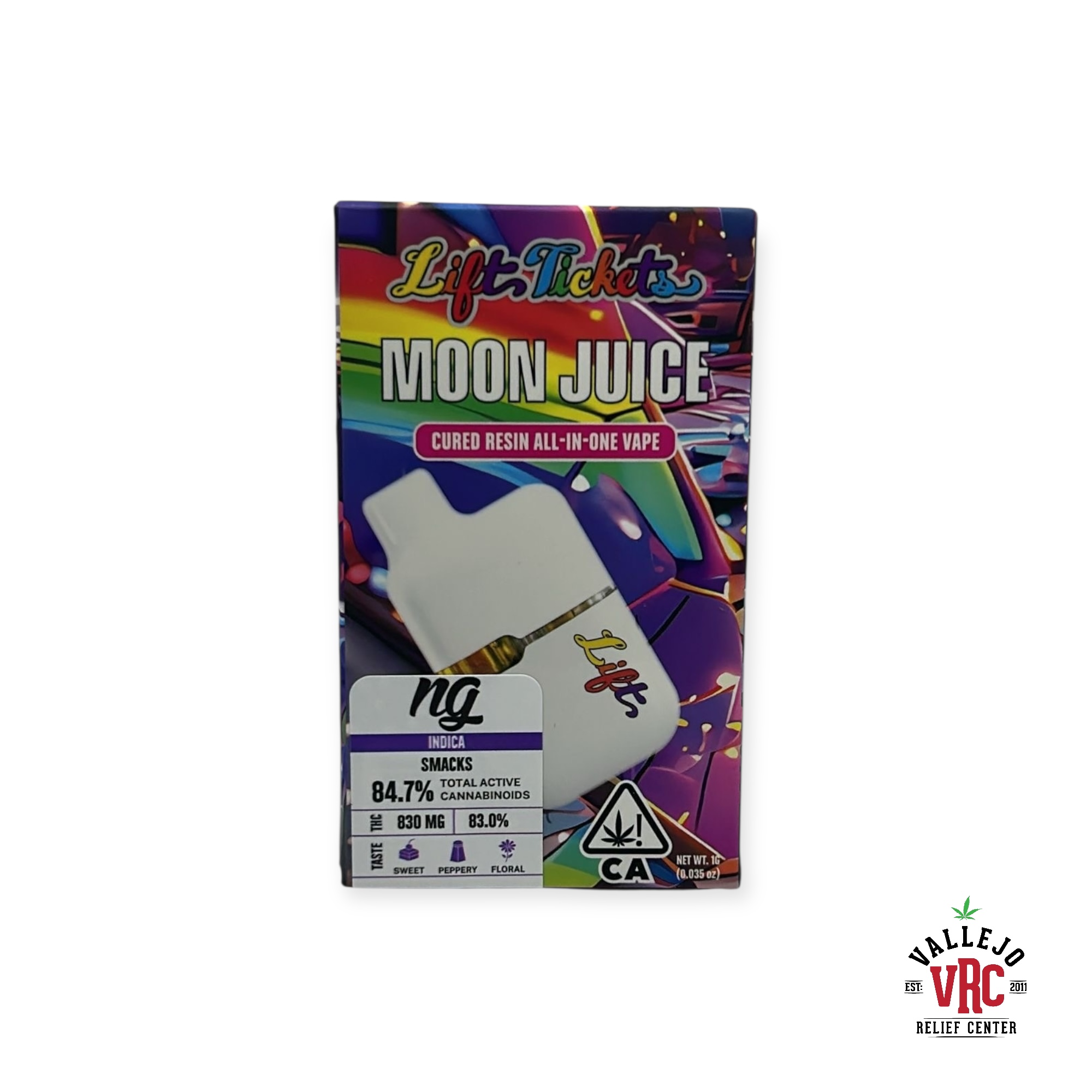 Photograph of product: MOONJUICE SMACKS 1G AIO