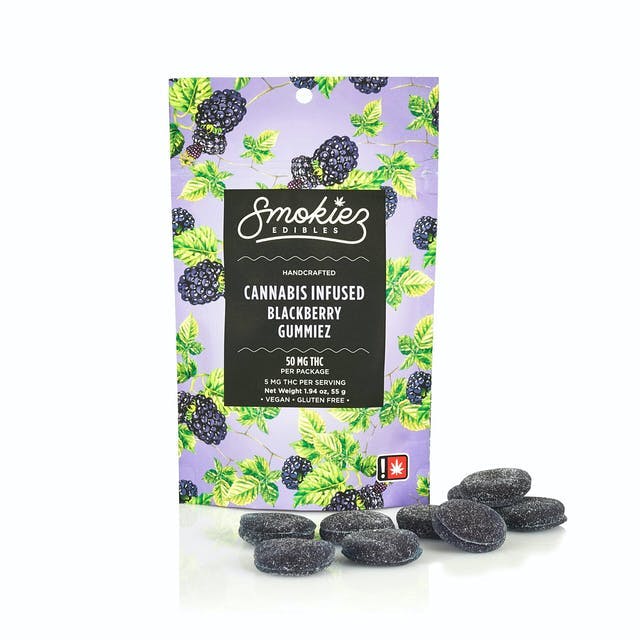 Photograph of product: Oui'd-Blackberry - 100mg - Fruit Chews - Retail