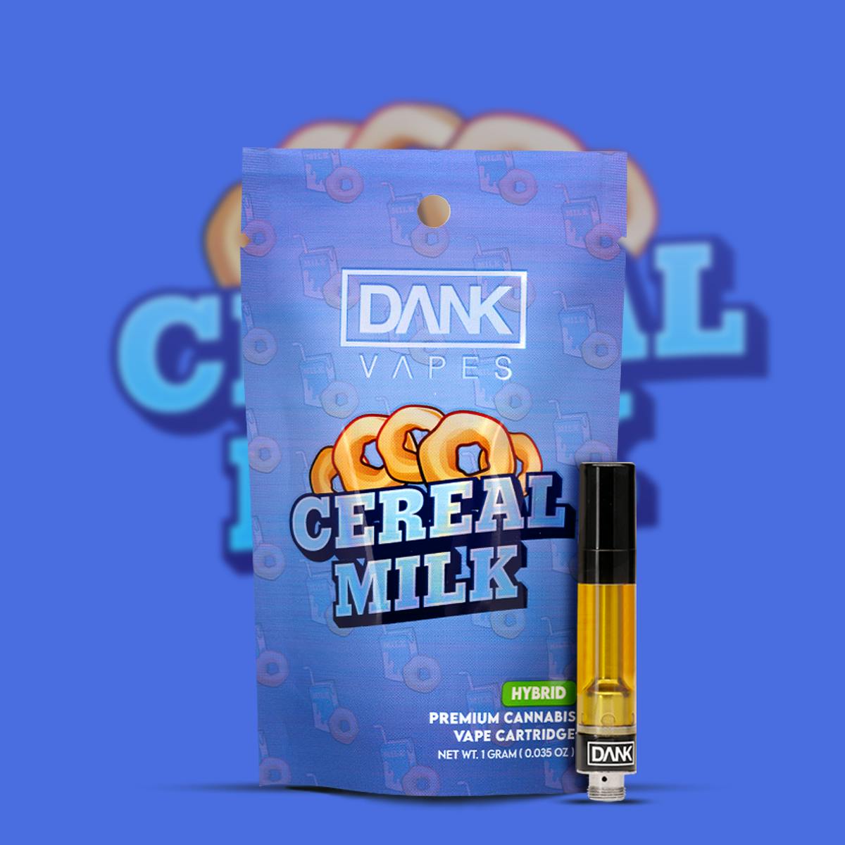 Photograph of product: Dank 1G Cartridge - Cereal Milk