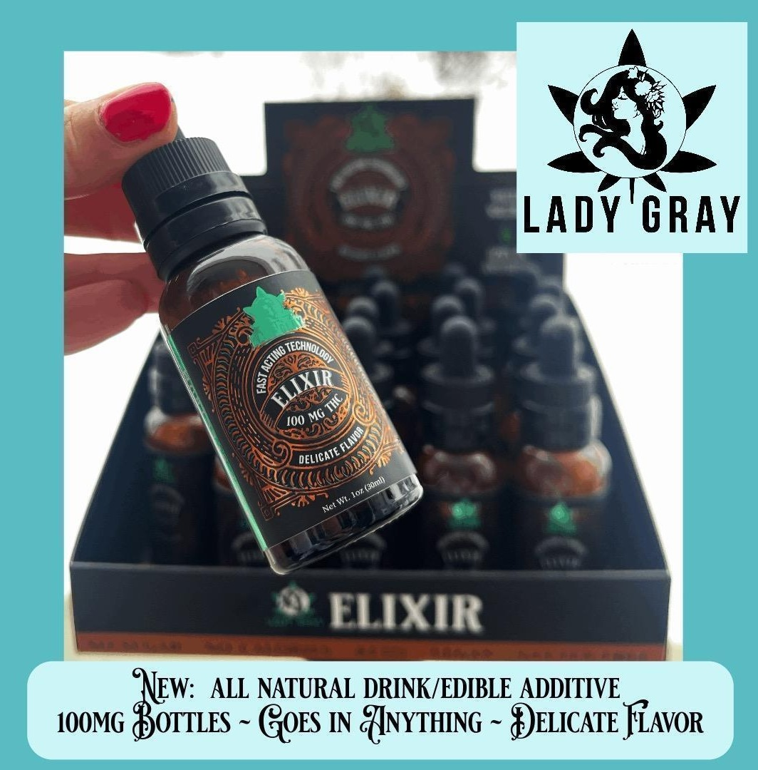 Photograph of product: Fast Acting Elixir Tincture (100mg) by Lady Gray