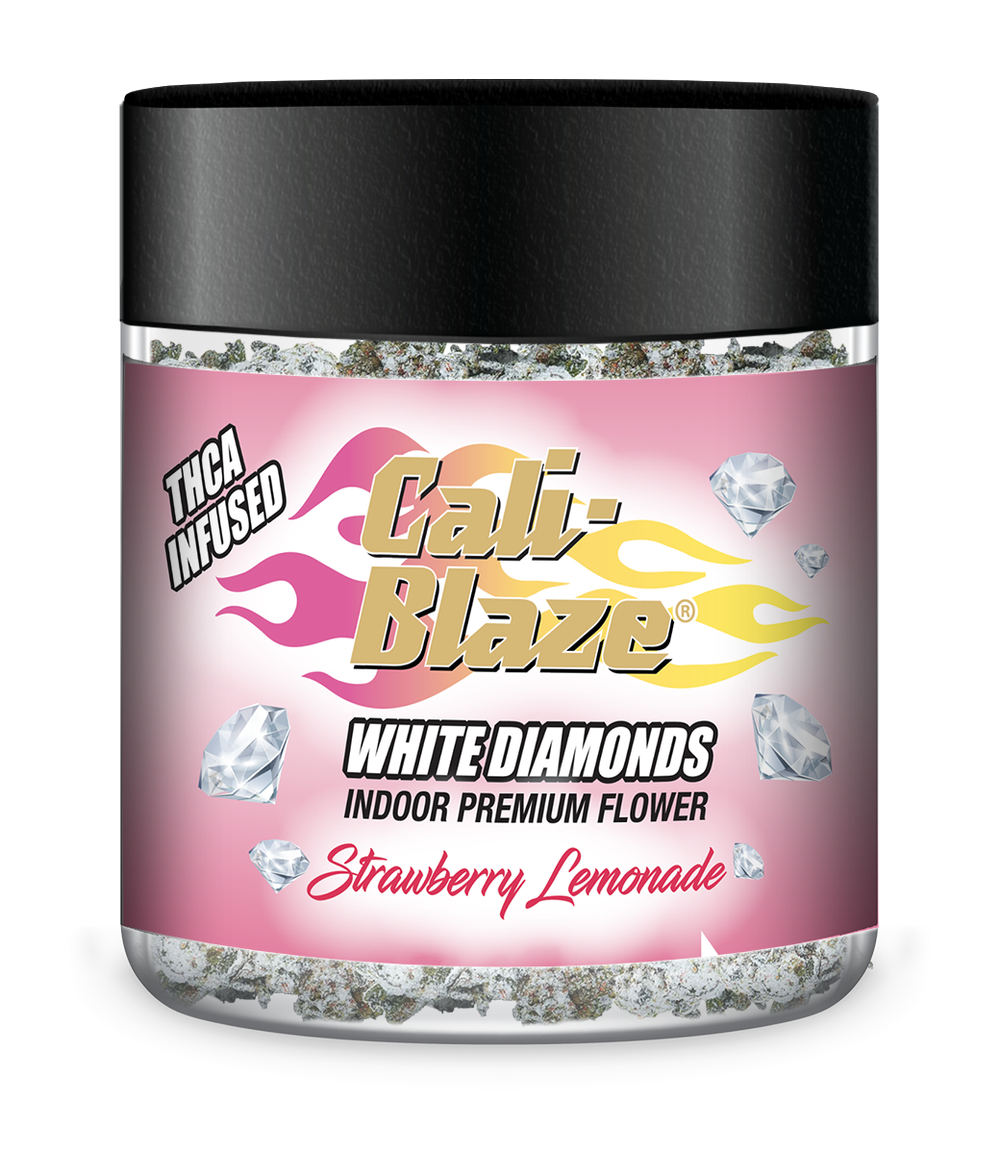 Photograph of product: Strawberry Lemonade White Diamonds Infused Flower - 28g