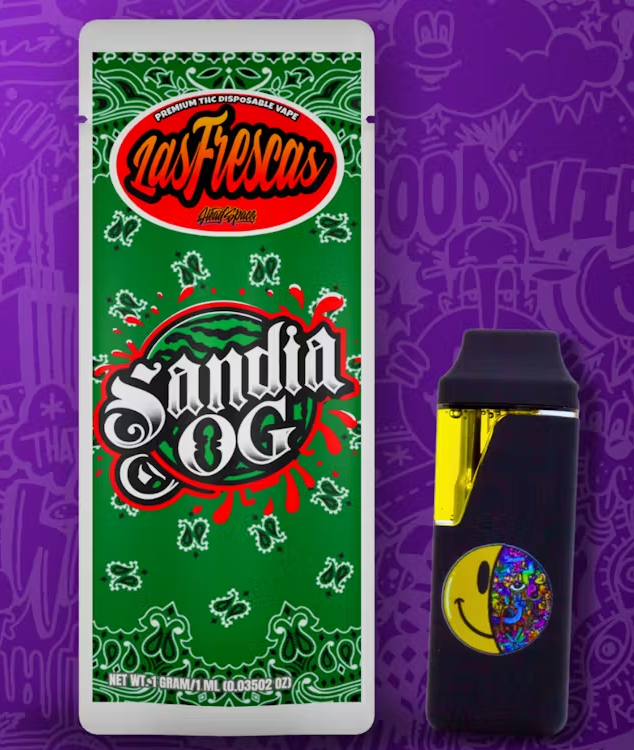 Photograph of product: Head Space - Las Frescas - 1g Disposable Distillate - Sandia OG (H)
