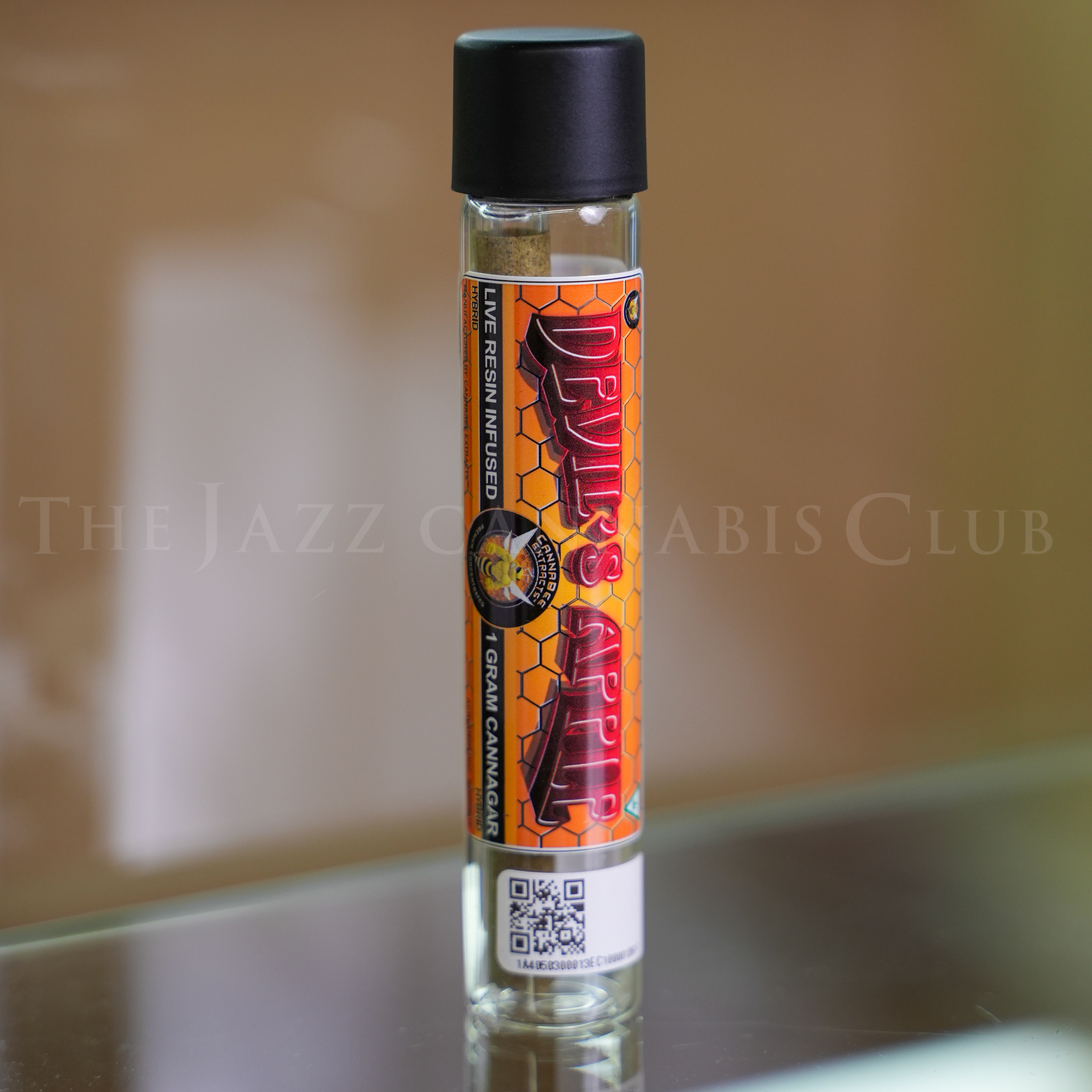 Photograph of product: Cannabee Extracts - Devil's Apple Cannagar Infused Live Resin Pre Roll