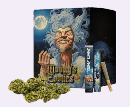 Photograph of product: Moony's Zooties | Laundry List | Oui'd dom | 2x0.5g pre-rolls