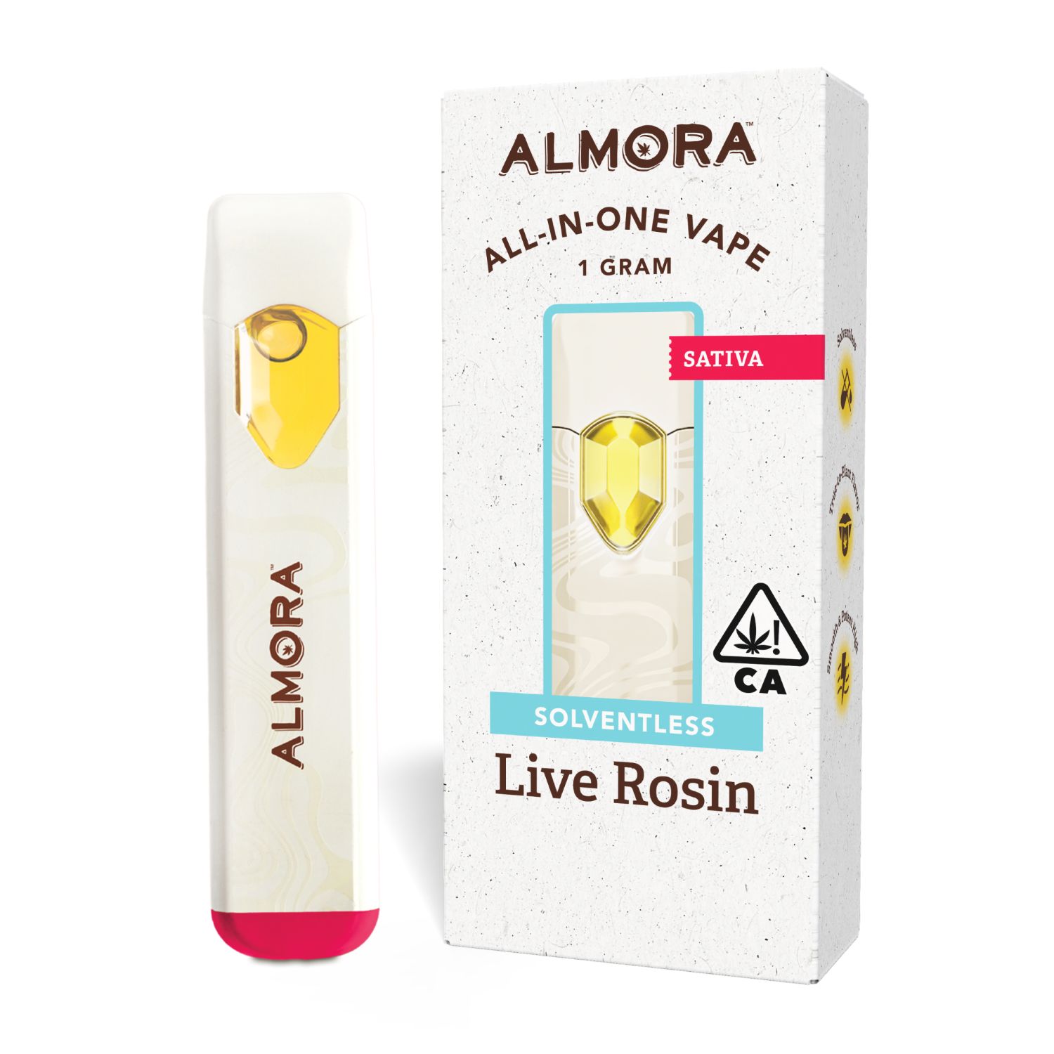 Photograph of product: Almora - Jack Herer - 1g Live Rosin AIO
