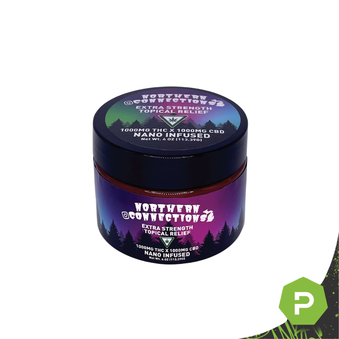 Photograph of product: Northern Connections | 2000mg Topical 1:1 TH-oui:CBD | Original